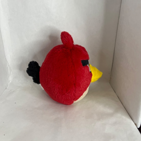 Angry Birds Red Bird Plush Stuffed Animal Doll w/Tush Tag 2010 Commonwealth toy - Picture 2 of 5
